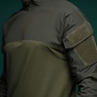 Тактична сорочка Core Ukrarmor Combat Shirt, довгий рукав, комбіновані матеріали. Олива. L - зображення 3