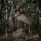 Тактический рюкзак на Ukrarmor 10 л. Крепление Molle. Cordura 1000D. Мультикам 30 x 20 x 8 см - изображение 10