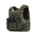 Комплект снаряжения Vest Ukrarmor Full (based on IBV) L\XL без баллистической защиты. Олива L/XL - изображение 3