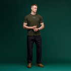 Футболка Basic Military Ukrarmor T-Shirt из коллекции NAME. Cottone/Elastane, олива XL - изображение 5