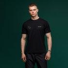 Футболка Basic Military Ukrarmor T-Shirt. Авдеевка. Топографическая карта. Черный XL - изображение 2