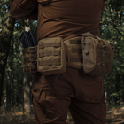 Комплект Modular Battle Ukrarmor Belt L\XL без баллистической защиты. Пояс с обвесами. Койот L/XL - изображение 4