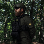 Сумка-напашник стандартна. Матеріал Ukrarmor Cordura 500D. Molle. Чорна 24×14×8 см - зображення 5