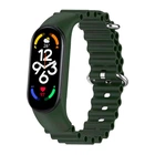 Ремінець для Xiaomi Mi Band 3/4/5/6/7 Ocean Band Колір Green
