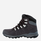 Buty trekkingowe damskie z membraną Jack Wolfskin Refugio Texapore Mid W 4050871_6157 38 Ciemnoszare (4060477909271) - obraz 4