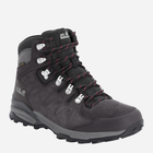 Buty trekkingowe damskie z membraną Jack Wolfskin Refugio Texapore Mid W 4050871_6157 39 Ciemnoszare (4060477909288) - obraz 3