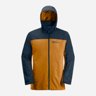 Kurtka przejściowa męska z kapturem Jack Wolfskin Taubenberg 3In1 Jkt M 1115311_M0043 M Pomarańczowy/Ciemnogranatowy (4064886310574) - obraz 3