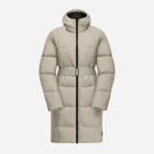 Пуховик зимовий довгий жіночий Jack Wolfskin Frozen Lake Coat W 1206132_A0029 M Бежевий (4064886314855)