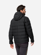 Пуховик зимовий короткий чоловічий Jack Wolfskin Ather Down Hoody M 1207671_6000 2XL Чорний (4064993897371) - зображення 2