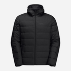 Пуховик зимовий короткий чоловічий Jack Wolfskin Ather Down Hoody M 1207671_6000 L Чорний (4064993897395) - зображення 6