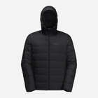 Пуховик зимовий короткий чоловічий Jack Wolfskin Ather Down Hoody M 1207671_6000 M Чорний (4064993897401) - зображення 7