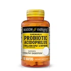 Пробиотики и пребиотики Mason Natural Probiotic Acidophilus with Bifidus 2 Billion CFU, 100 жевательных таблеток
