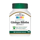 Натуральная добавка 21st Century Ginkgo Biloba Капсулы