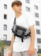 Мужская большая поясная сумка бананка Sambag 38х21 см (sum0027304)