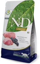 Сухой корм для кошек Farmina N&D Prime Grain Free Cat Adult Lamb & Blueberry с ягненком и черникой
