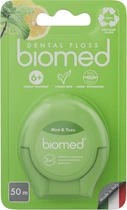 Комплексная зубная нить BioMed с ароматом мяты и юзу 50 м (7640168937249)