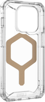 Панель Urban Armor Gear Plyo для iPhone 15 Pro з MagSafe Transparent/Gold (840283909603) - зображення 8