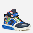 Buty sportowe chłopięce na rzepy Geox J Ciberdron Boy J46LBJ054FUC4226 25 Granatowe (8056206923447) - obraz 3