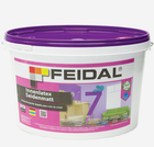 Краска для стен и потолка Feidal Innenlatex Seidenmatt ,шелковисто-матовая, белая, 5л.