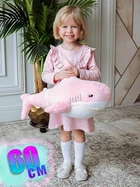 Мягкая игрушка плшюшевая Aкула BLAHAJ Большая Розовая 60 см