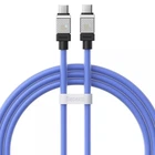 Дата кабель Baseus CoolPlay Series Type-C to Type-C 100W (1m) (CAKW00020) Blue