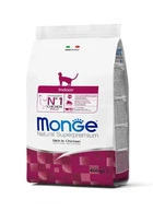 Сухой корм для кошек Monge Cat Indoor для всех пород со вкусом курицы и риса