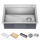Кухонна мийка Kraus Kore 711х558 мм сатин KWT310-28
