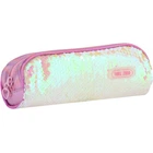 Пенал Cool For School 2 відділення з паєтками Білий (CF6490-white)