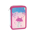 Пенал Cool For School 2 отделения с отворотами Розовый (CF87274)