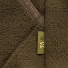 Военная кофта M-Tac Lite Microfleece Hoodie Army Olive 2XL - изображение 7