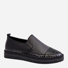 Buty wsuwane damskie skórzane S.Barski D&A LR370 39 Czarne (5905677164398)