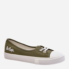 Trampki damskie materiałowe Lee Cooper LCW-24-31-2729 39 Zielone (5904292169818)