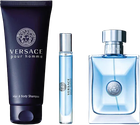 Zestaw męski Versace Pour Homme Woda toaletowa 100 ml + Miniaturka Woda toaletowa 10 ml + Żel pod prysznic 150 ml (8011003889235)  - obraz 2