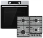 Духова шафа електрична Gorenje BO6737E02XK + Варильна поверхня газова Gorenje G642ABX (комплект)