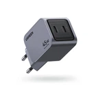 Сетевое зарядное устройство UGREEN X707 2xUSB-C 45W PD GaN Tech QC4.0 PD3.0 Space Gray (35008)
