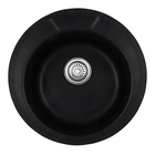 Мийка кухонна Haiba HB8301-G226 Black 490x180 (HB0971)
