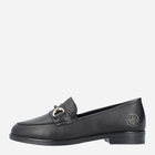 Loafersy damskie skórzane RIEKER 46262-01 37 (4UK) 24.5 cm Czarne (4061811692965) - obraz 4