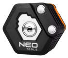 Велосипедний замок NEO Tools протиугінний складаний 3 ключі 78 см 0.62 кг 91-006 (5907558488371) - зображення 7