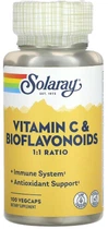 Вітамін С з біофлавоноїдами Solaray Vitamin C & Bioflavonoids 1:1 500mg 100 кап