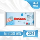 Детские влажные салфетки Pure, 4х56шт - Huggies (594695-138268)