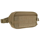 Сумка на пояс Mil-Tec Fanny Pack із кріпленням Molle койот розмір 23х6х12 см