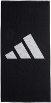 Ręcznik Adidas 70 x 140 cm Czarno-biały (4067887832359) - obraz 1