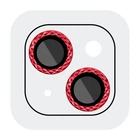 Захисне скло Metal Shine на камеру (у упак.) для Apple iPhone 15 (6.1") / 15 Plus (6.7") Червоний / Red - 00000065695_5