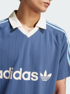 Футболка спортивна чоловіча adidas Pinstripe Jersey IU0199 L Синя (4066757713323) - зображення 4