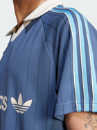 Футболка спортивна чоловіча adidas Pinstripe Jersey IU0199 S Синя (4066757717031) - зображення 5