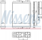 Радиатор печки NISSENS 72050 Mitsubishi Lancer, Colt 1956603, 1958244, 1961138
