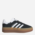 Sneakersy damskie na platformie adidas Originals Gazelle Indoor W IE0876 41.5 Czarne (4067886767683)