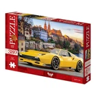 Пазл картонний Жовтий Спорткар 380 елементів класичний пазл 47,5x34 см Danko toys