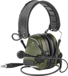 Активные наушники 3M Peltor ComTac VI Green (MT20H682FB-86N) с 1 аудиовыходом J11 (NATO) (7100168800) - изображение 1