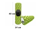 Массажный ролик EasyFit Grid Roller PRO 45 см Салатовый